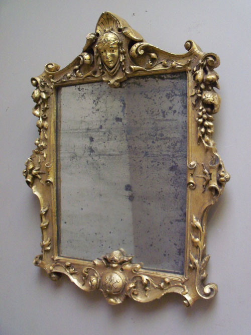 antique gilded mirror